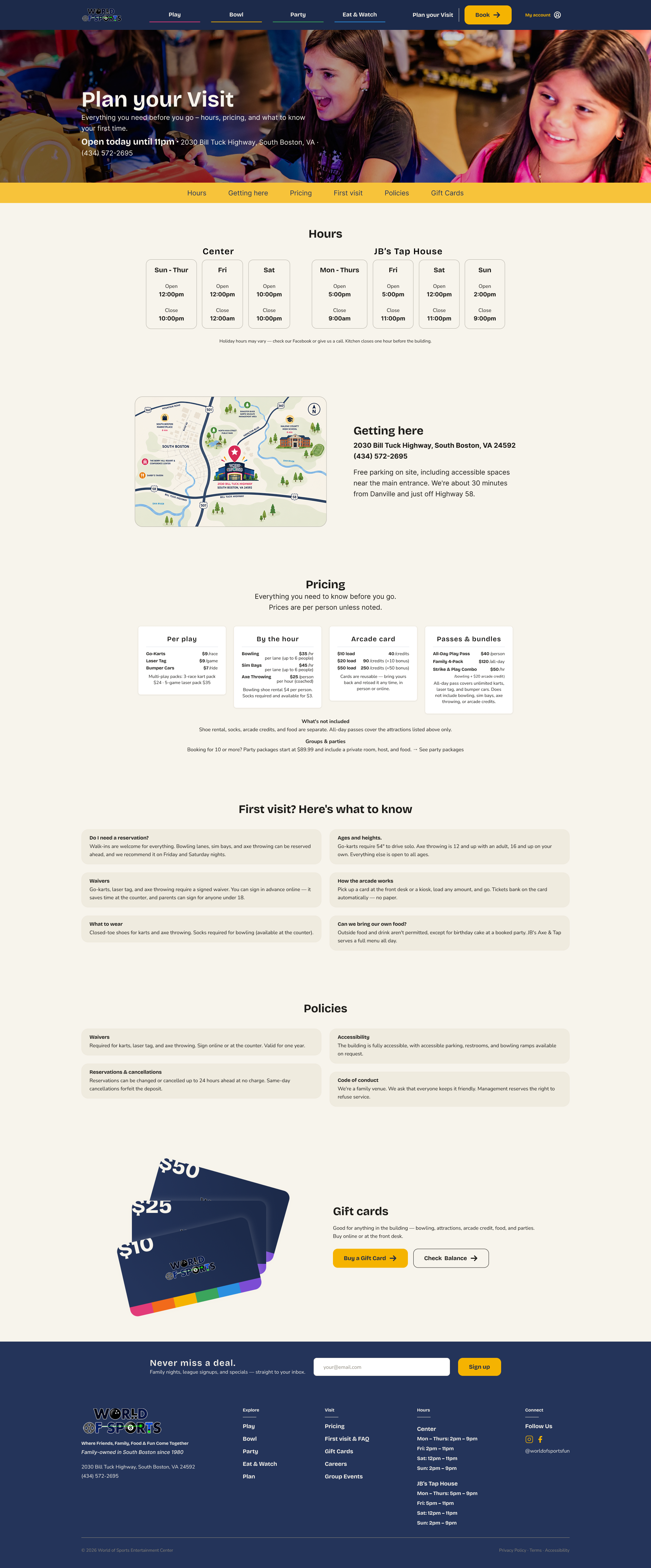 Plan page desktop and mobile